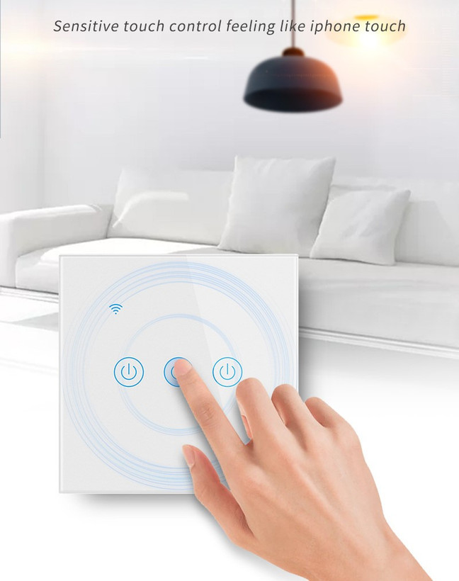 کلید تک پل تویا هوشمند لمسی مدل smart c1