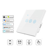 کلید سه پل تویا هوشمند لمسی مدل smart c3
