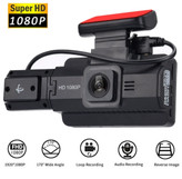 دوربین سهگانه خودرو مدل TripleCam X3 با کیفیت Full HD و دید در شب