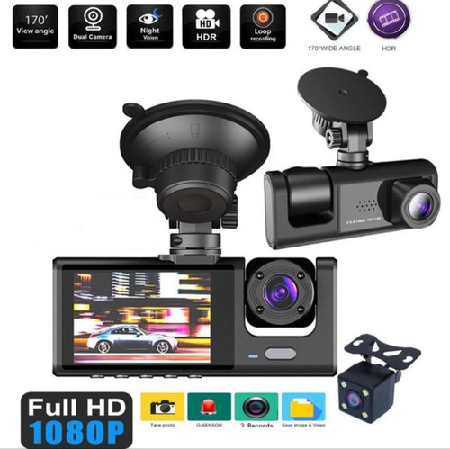 دوربین ثبت وقایع سه دوربین خودرو بلک باکس مدل RoadEye X1